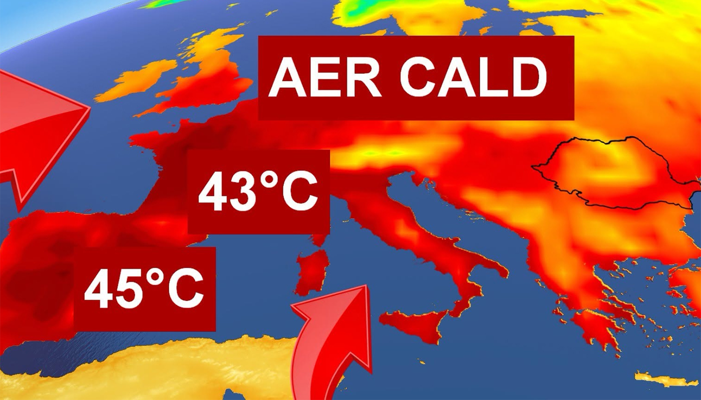 Val canicular de 45°C se apropie de România. ANM anunță data sosirii: 26-30 iunie