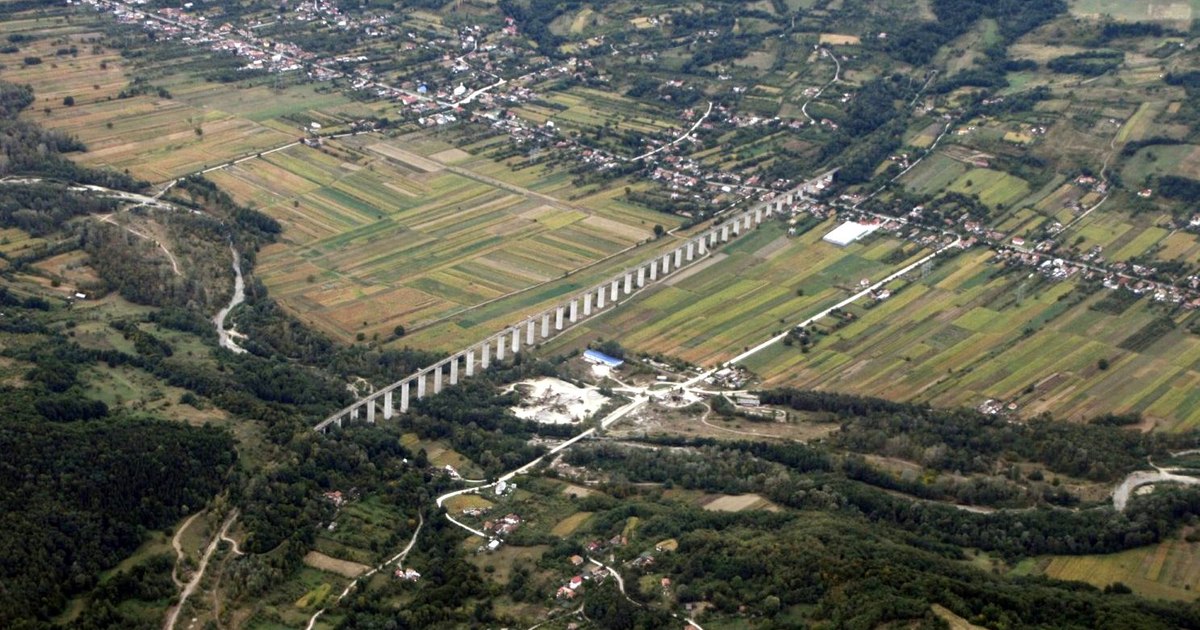 Viaductul Topolog, cel mai lung din România, va fi detronat în 2026 de coloșii de pe Autostrada Transilvania