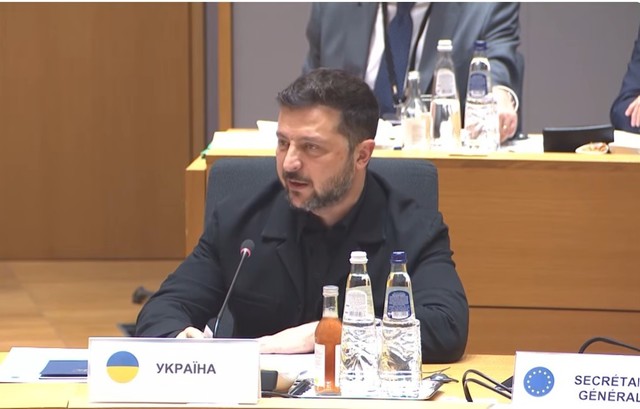 Zelenski a mulțumit României în discursul la Consiliul European și a cerut accelerarea aderării Ucrainei la UE