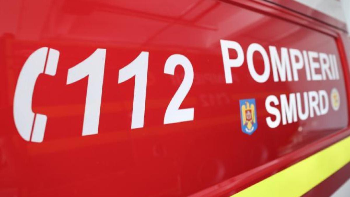Accident pe DN1 în Sibiu: șase persoane implicate, patru copii, trafic blocat