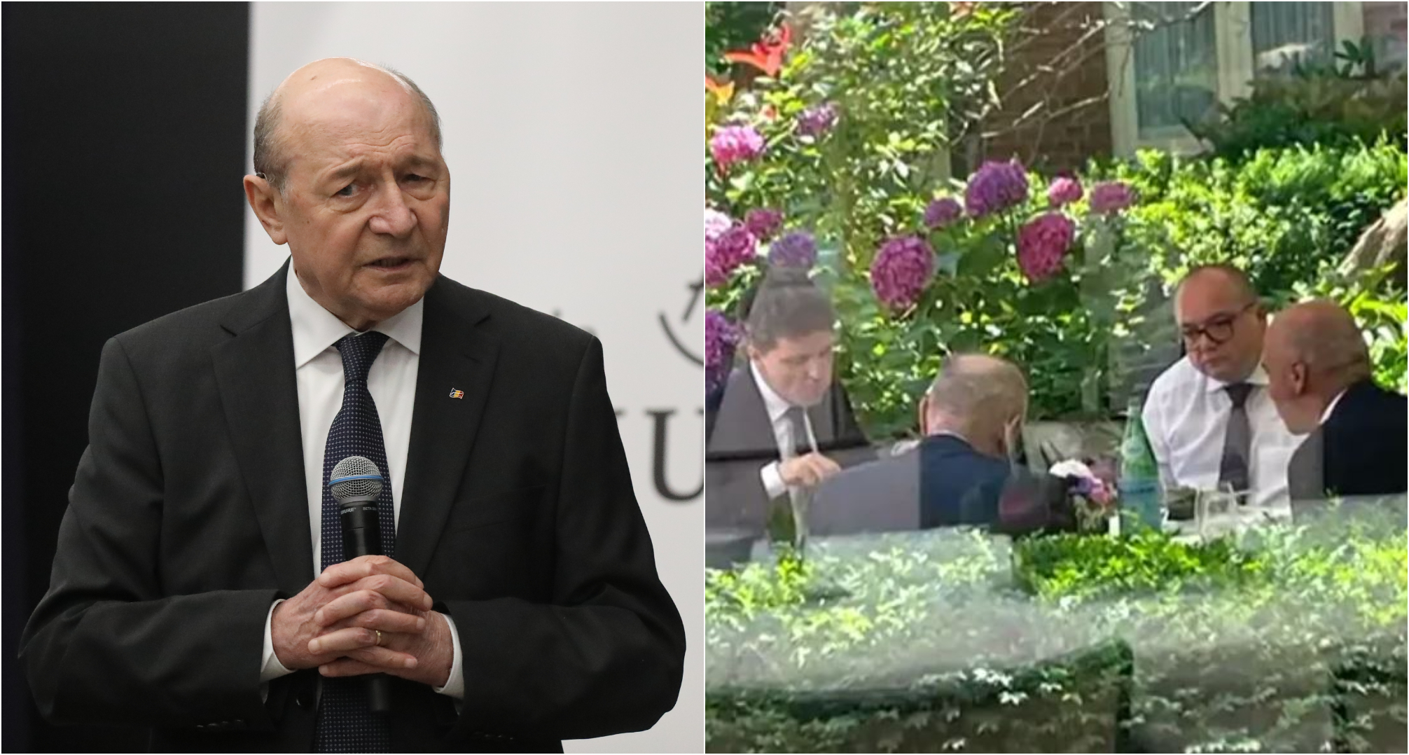 Băsescu critică prezența generalului Pahonțu la masa cu politicieni de la Bruxelles: „Putea să asculte de la distanță”