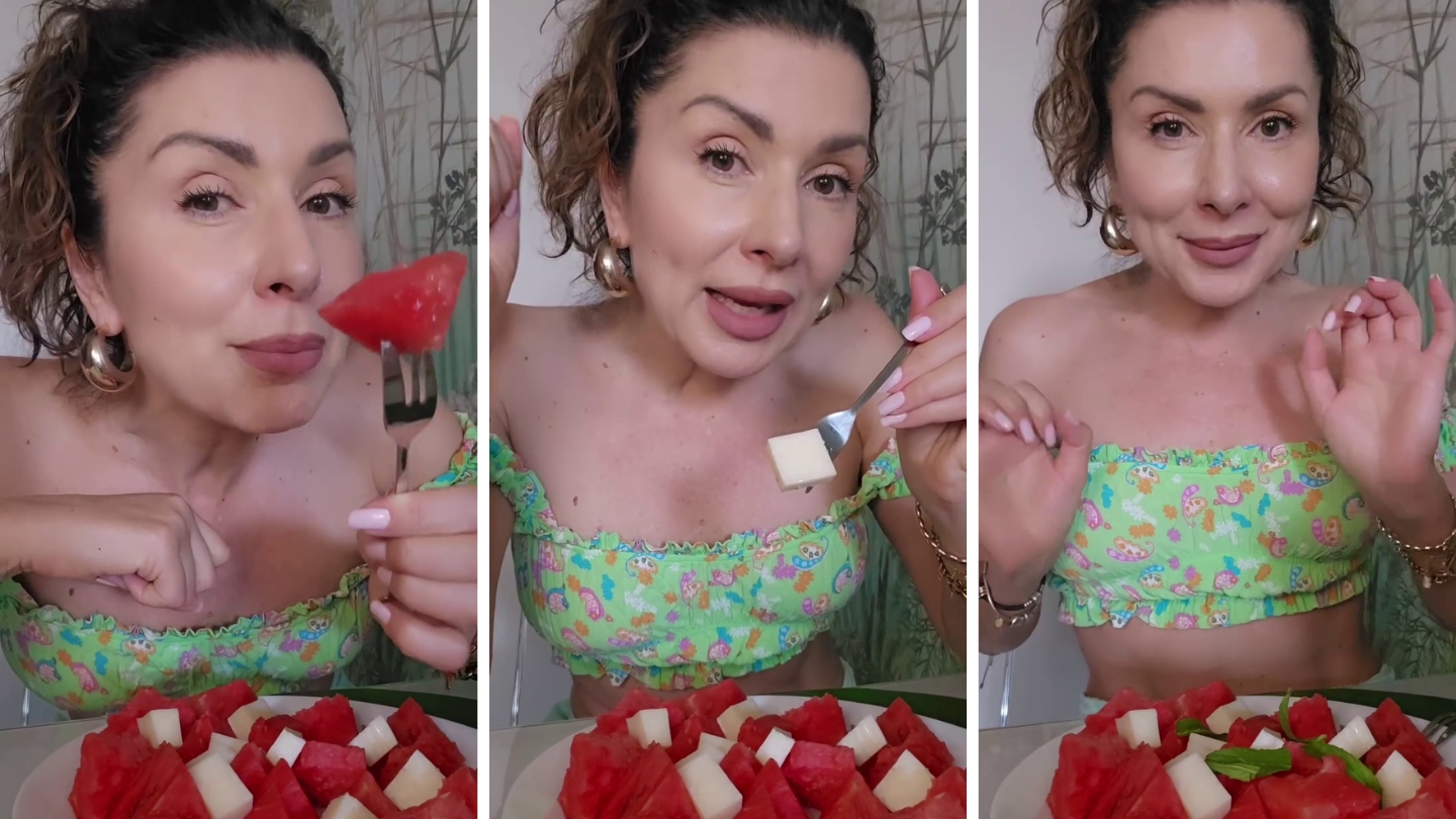 Carmen Brumă recomandă pepenele cu brânză și mentă pentru absorbția licopenului