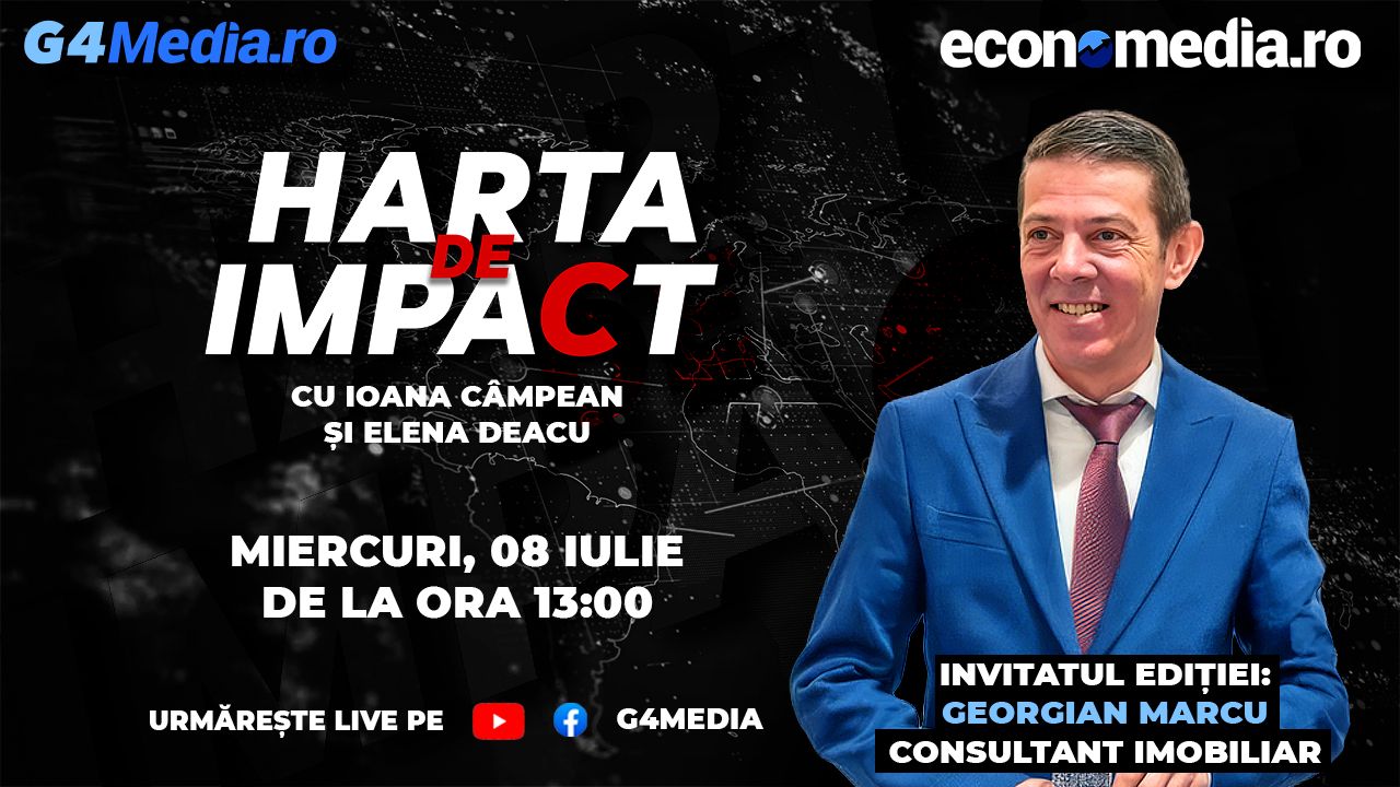 Emisiunea „Harta de impact” dezbate piața imobiliară și sistemul antigrindină, LIVE la G4Media
