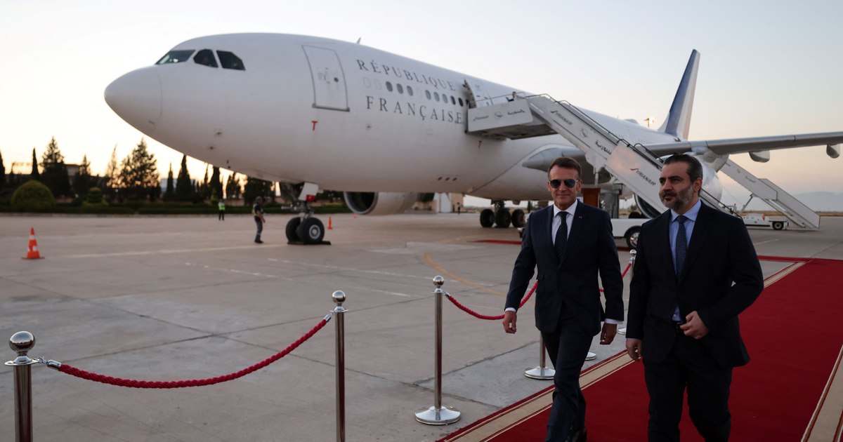 Emmanuel Macron, prima vizită a unui lider vest-european în Siria după căderea regimului Assad