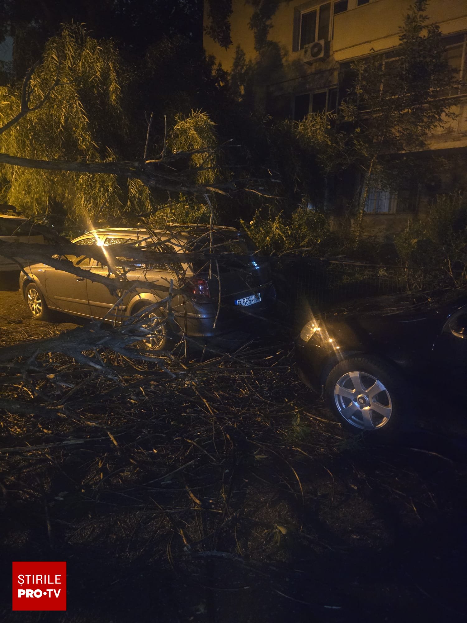 Furtună violentă în București și Ilfov: o persoană a murit, peste 900 de intervenții și Cod roșu de vijelie