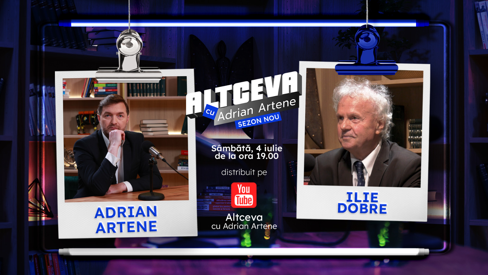 Ilie Dobre, vocea de legendă a radioului românesc, invitat la „Altceva cu Adrian Artene”