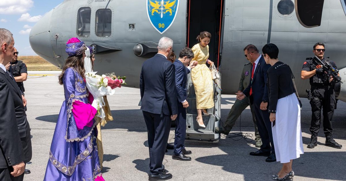 Nicușor Dan și Mirabela Grădinaru, la dineul oficial oferit de Erdoğan la summitul NATO de la Ankara