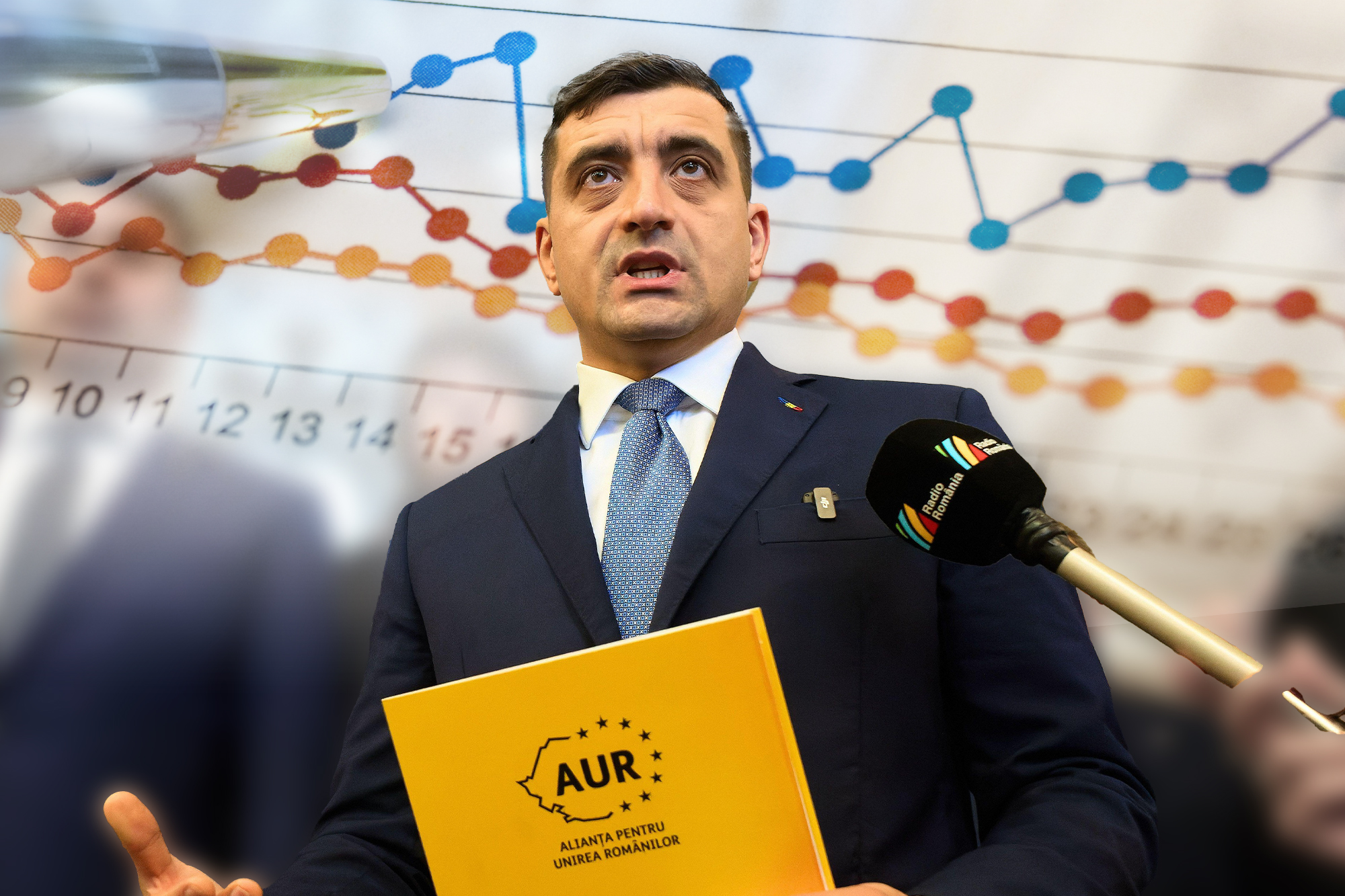 Sondaj: AUR rămâne pe primul loc în intenția de vot, PNL crește semnificativ. 33% vor anticipate